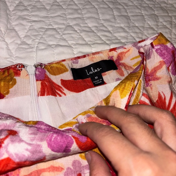 Lulus Floral Skort - Picture 4 of 7